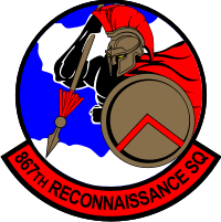 867th Reconnaissance Squadron Decal