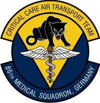 86th Medical Squadron Critical Care Air Transport Team (v2) Decal