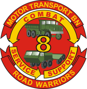 8th Motor Transport Battalion Decal