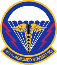 911th Aeromed Staging Squadron Decal