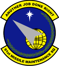 91st Maintenance Squadron Decal