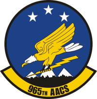 965th Airborne Air Control Squadron Decal