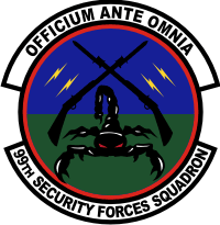 99th Security Forces Squadron Decal