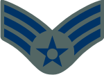 AF E-4 SRA Senior Airman or SGT Sergeant (ABU) Decal