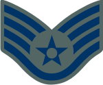 AF E-5 SSGT Staff Sergeant (ABU) Decal
