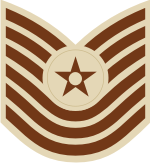 AF E-7 MSGT 1967-1991 Master Sergeant (DCU) Decal