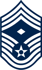 AF E-9 1SGT First Sergeant (Blue) Decal