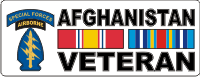 Afghanistan SFABN Veteran (In White Box) Decal