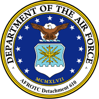AFROTC Air Force ROTC Detachment 610 Decal