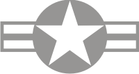 U.S. Aircraft Star 2000 (White w/Med Gray Background) Decal
