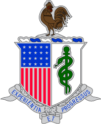 Army Medical Department Regimental Insignia 2 Decal
