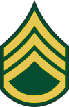 Army E-6 SSG Staff Sergeant Decal