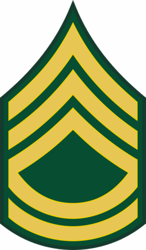 Army E-7 SFC Sergeant First Class Decal