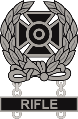 Army Expert Weapons Qualification Badge Decal