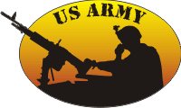 US Army Silhouette Decal