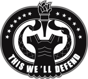 Army Drill Sergeant Badge - Black & White Decal