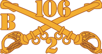 B Troop 2-106 Cavalry Decal