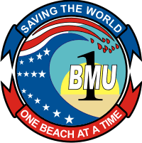 BMU-1 Beachmaster Unit 1 - Saving the World Decal