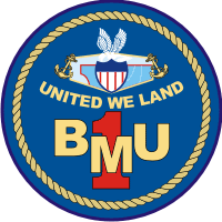 BMU-1 Beachmaster Unit 1 - United We Land Decal