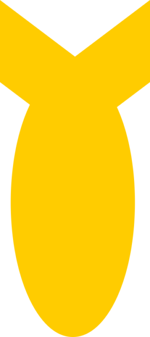 Bomb (Gold) Decal