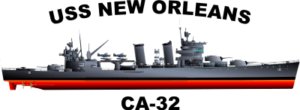 New Orleans Class Heavy Cruiser CA Decal
