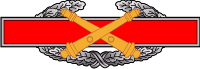 Combat Artillery Badge Decal