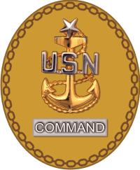 CSC Command Senior Chief Pin Decal