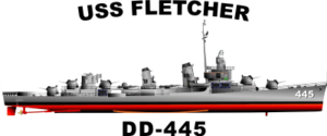 Fletcher Class Destroyer DD Decal