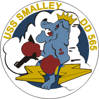USS Smalley DD-565 Decal
