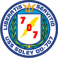 USS Soley DD-707 Decal