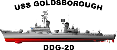 Charles F. Adams Class Destroyer DDG Decal