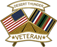 Desert Thunder Veteran Decal