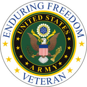 Enduring Freedom Veteran (v2) Army Decal