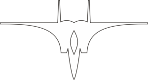 F-15 Strike Eagle Helmet Insignia (White) Decal