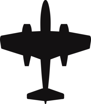 Gloster F-8 Meteor Silhouette (Black) Decal