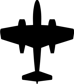 Gloster F-8 Meteor Silhouette (Black) Decal