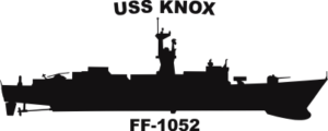FF 1052 Knox Class Frigate (Black) Decal