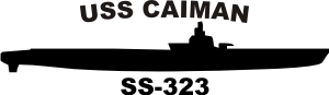 Fleet Submarine SS (Black) Decal