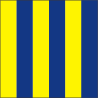 GOLF Signal Flag Decal