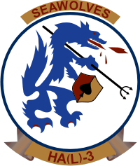 HAL-3 Helicopter Attack Squadron (Light) Seawolves Decal