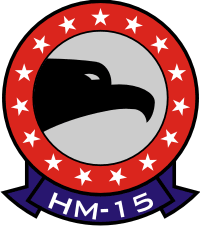 HM-15 Helicopter Mine Countermeasures Squadron 15 Decal