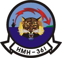 HMH-361 Marine Heavy Helicopter Squadron Decal