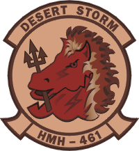 HMH-461 Marine Heavy Helicopter Squadron Decal