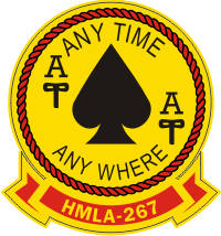 HMLA-267 Marine Light Attack Helicopter Squadron (v2) Decal