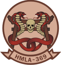 HMLA-369 Marine Light Attack Helicopter Squadron Decal