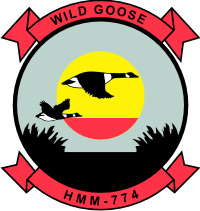 HMM-774 Marine Medium Helicopter Squadron Decal