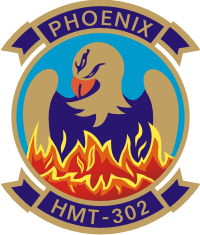 HMT-302 Marine Helicopter Training Squadron Decal