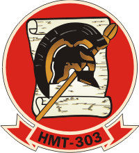 HMT-303 Marine Helicopter Training Squadron Decal