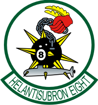 HS-8 Helicopter Anti-Sub Squadron 8 Decal