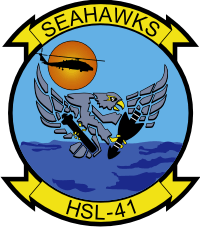 HSL-41 Helicopter Anti-Sub Squadron Light 41 Decal